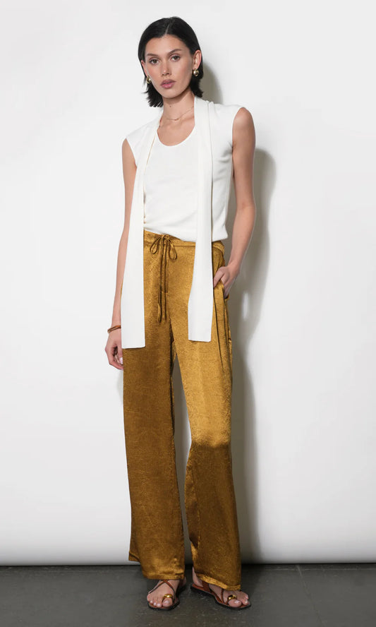 Nova Satin Wide Leg Pants