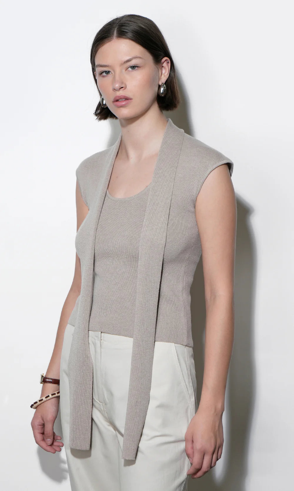 Hannah Scarf Knit Top