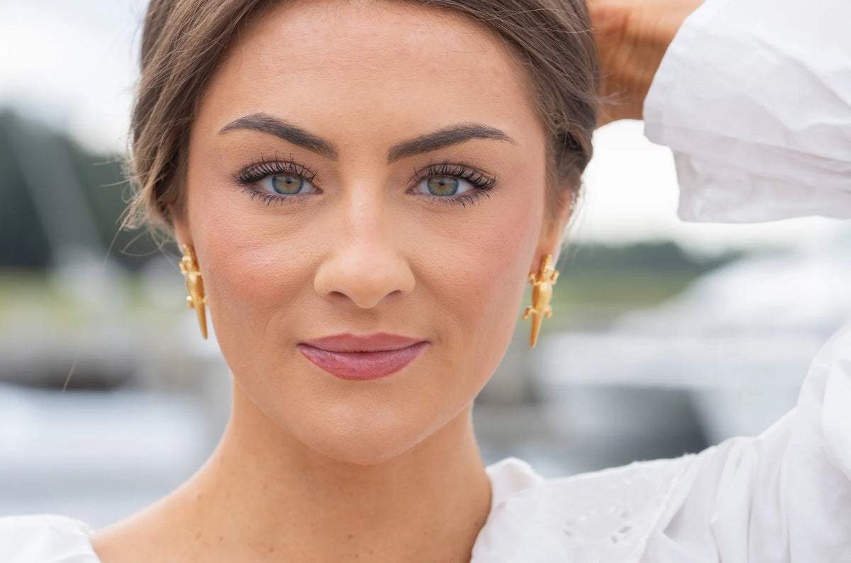 Alligator Earrings