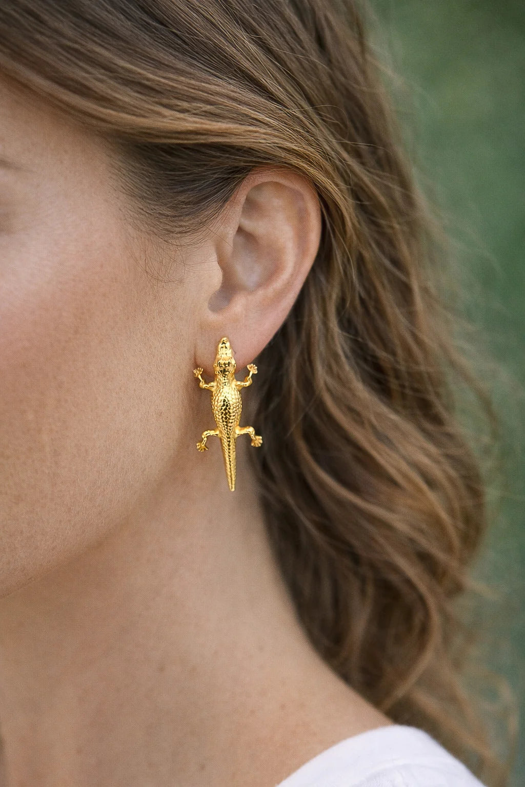 Alligator Earrings