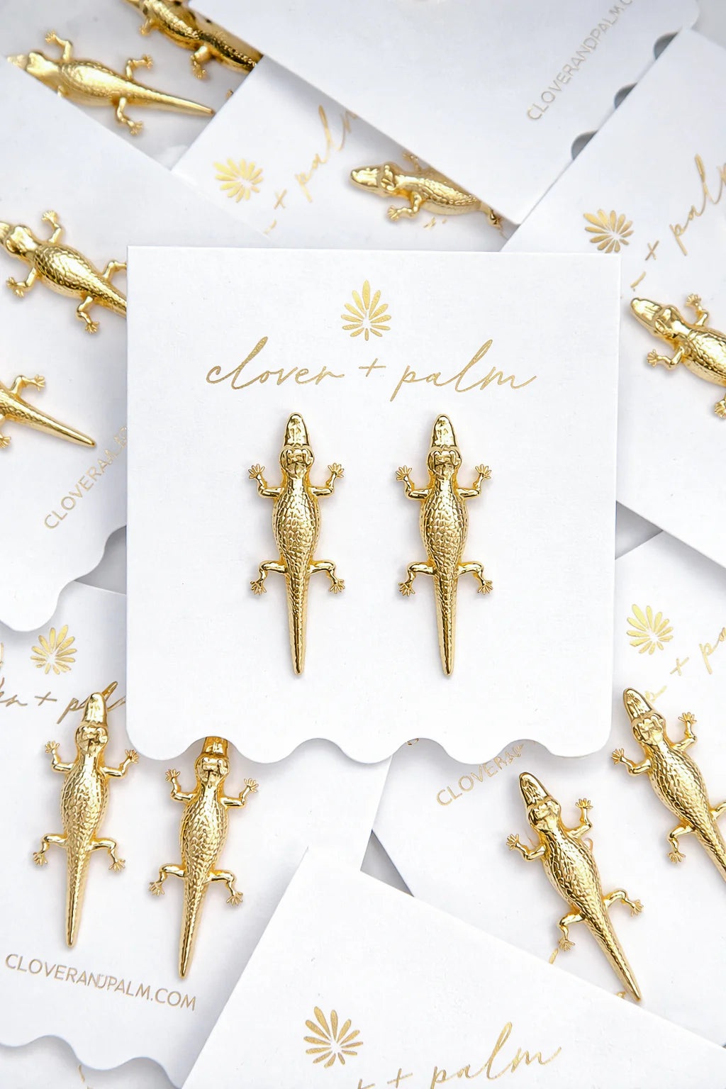 Alligator Earrings