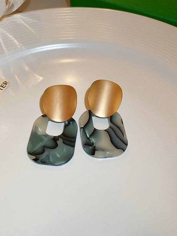 Geometric Moment Earring