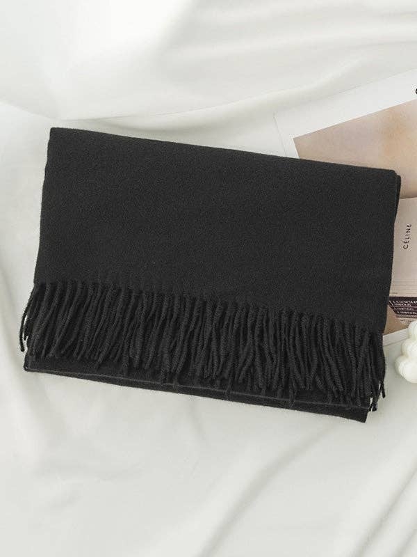 Keep Warm Tasseled Shawl