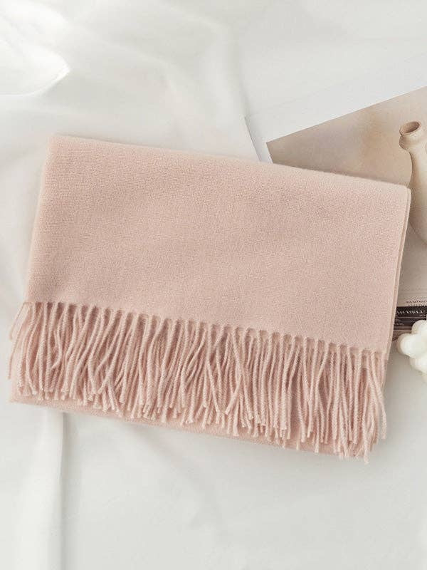 Keep Warm Tasseled Shawl