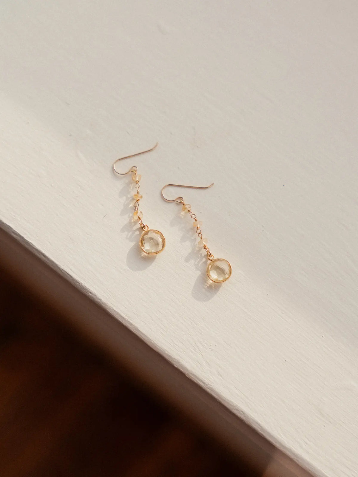 Citrine Drop Earring