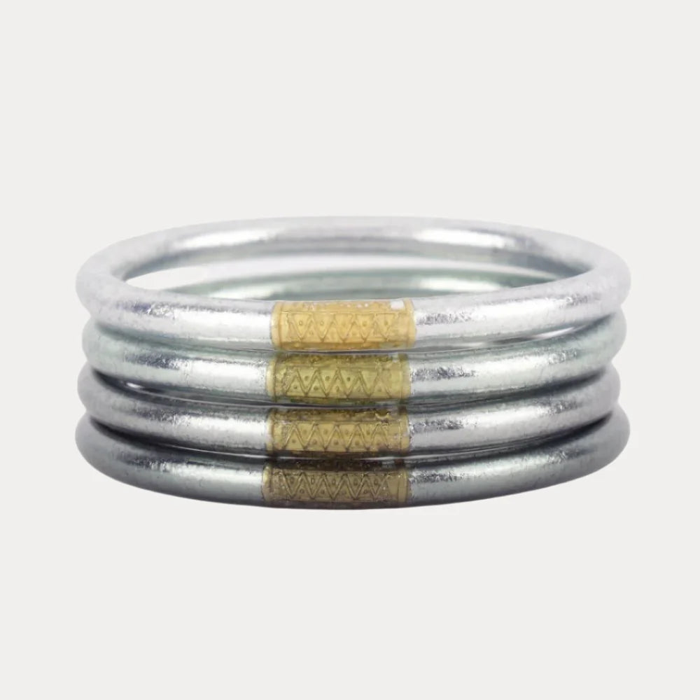 All Weather Bangles Serenity Prayer - Set of 4