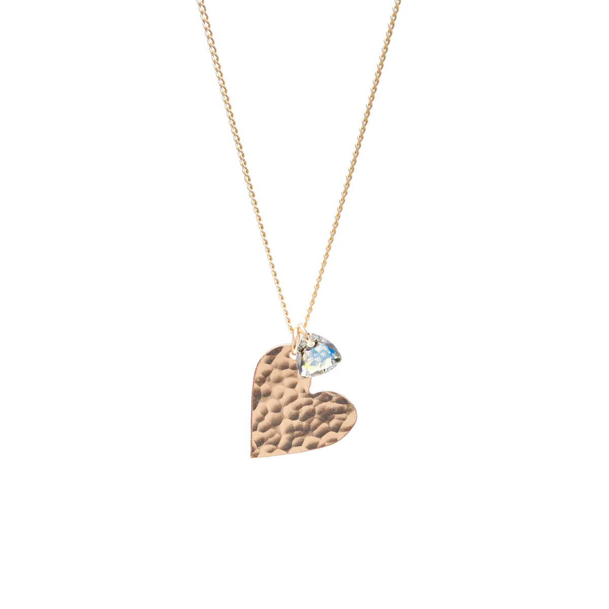 Hammered Heart Medallion