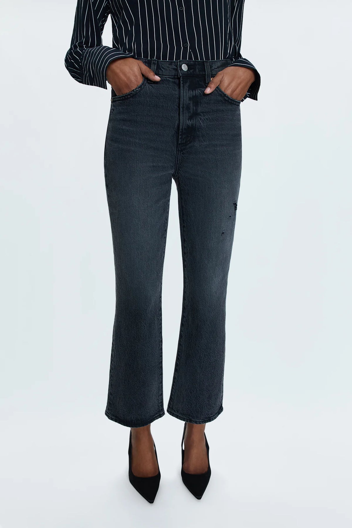 Ally High Rise Vintage Ankle Boot Jean