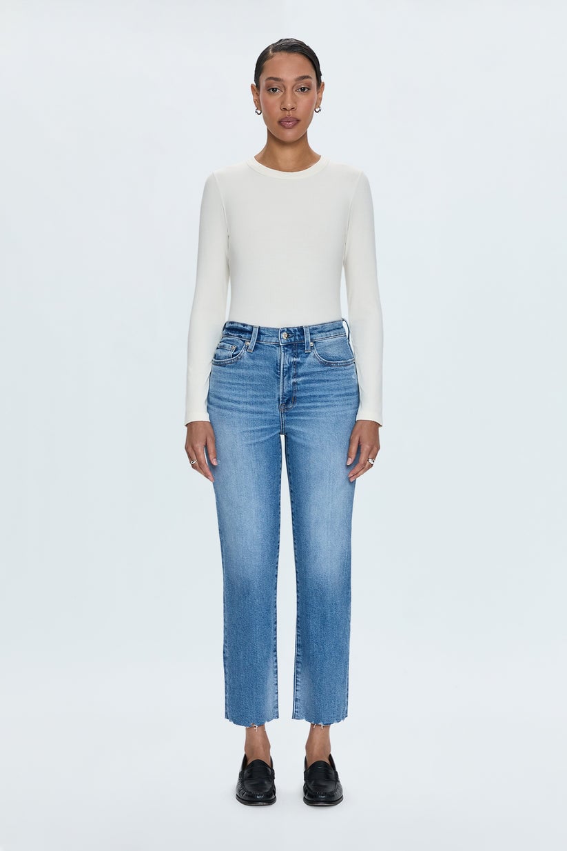 Charlie High Rise Classic Straight Ankle