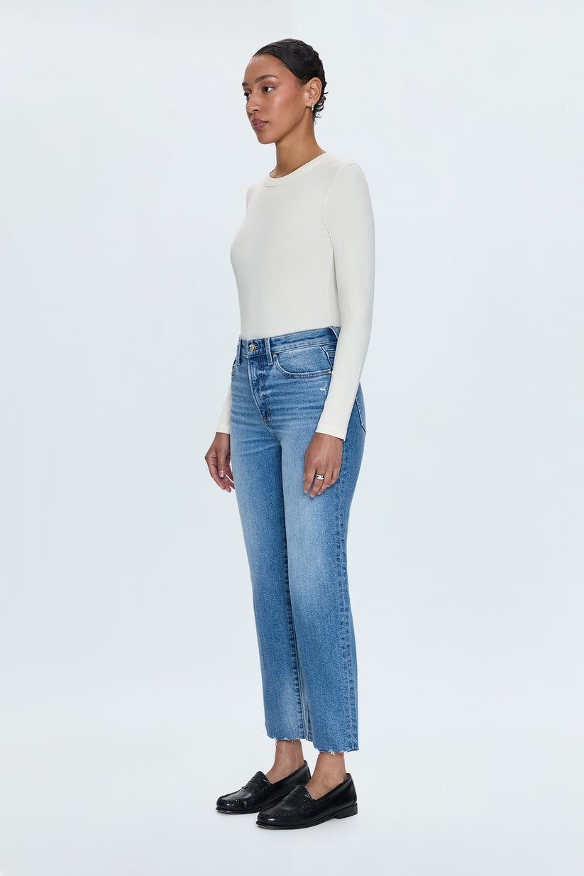 Charlie High Rise Classic Straight Ankle
