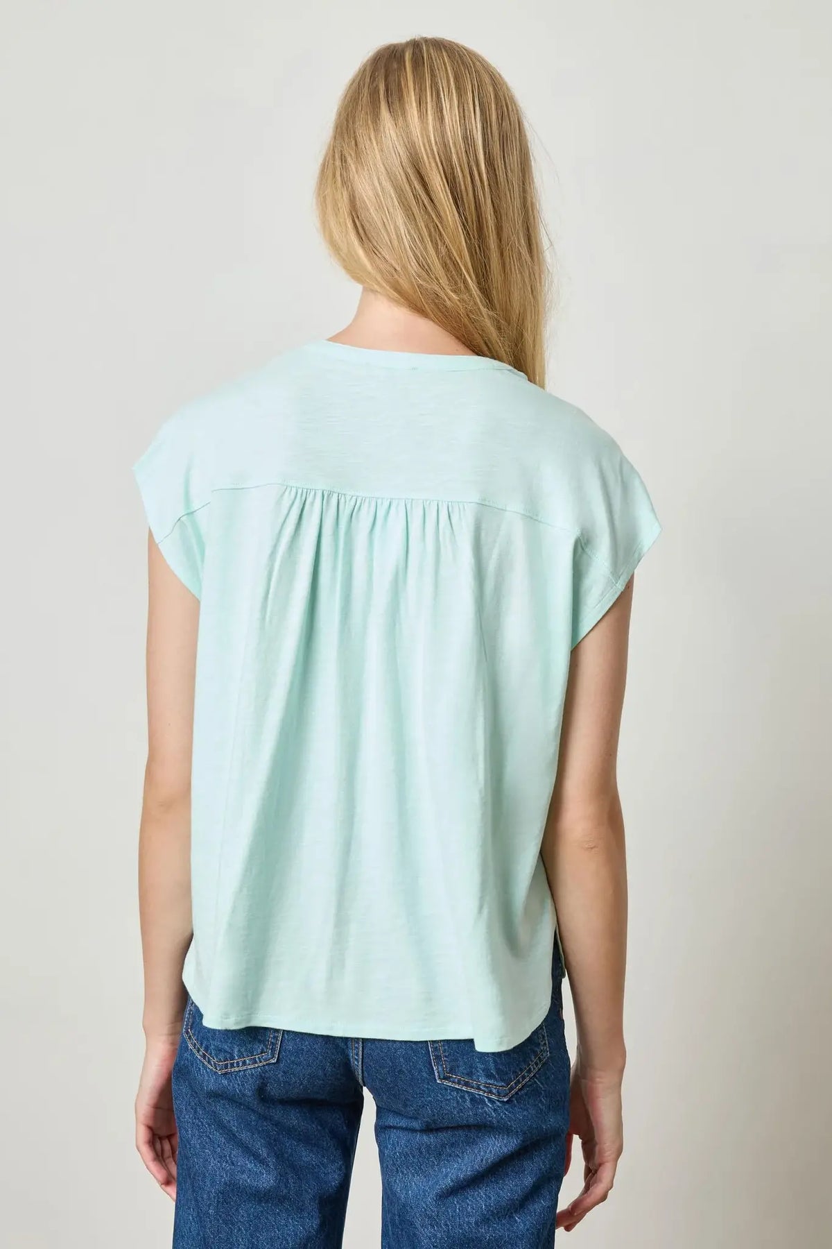 Relaxed Button Down Tee