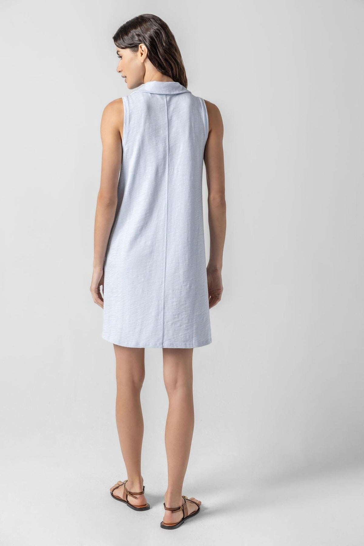 Sleeveless Collared Dress