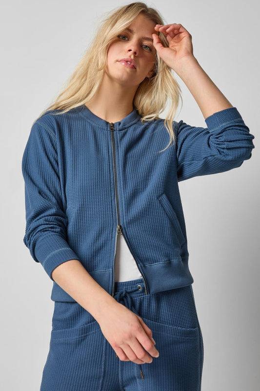 Bomber Zip Cardigan
