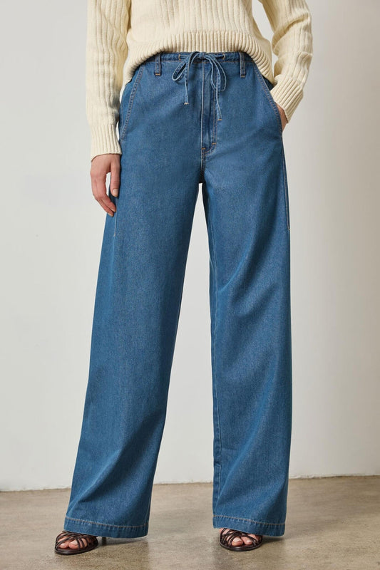 Straight Leg Drawcord Pant