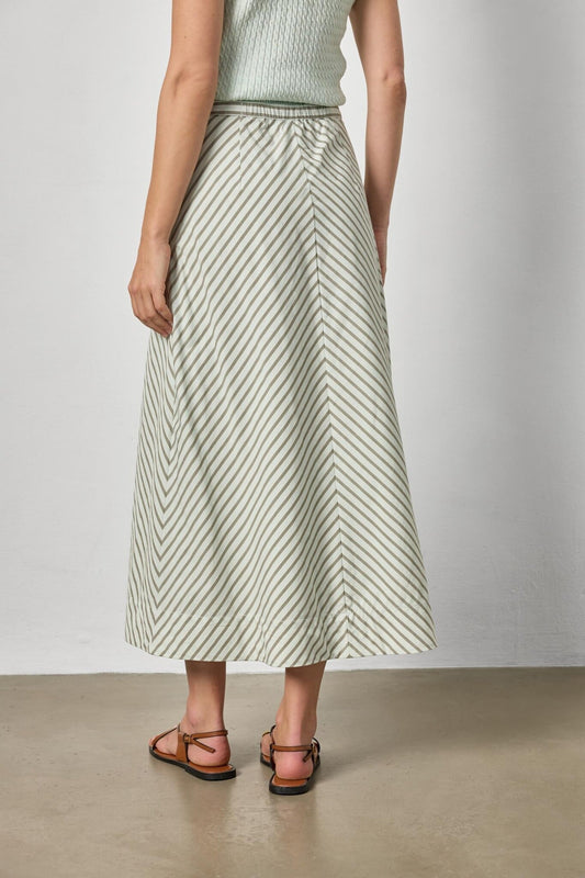 Stripe Maxi Skirt