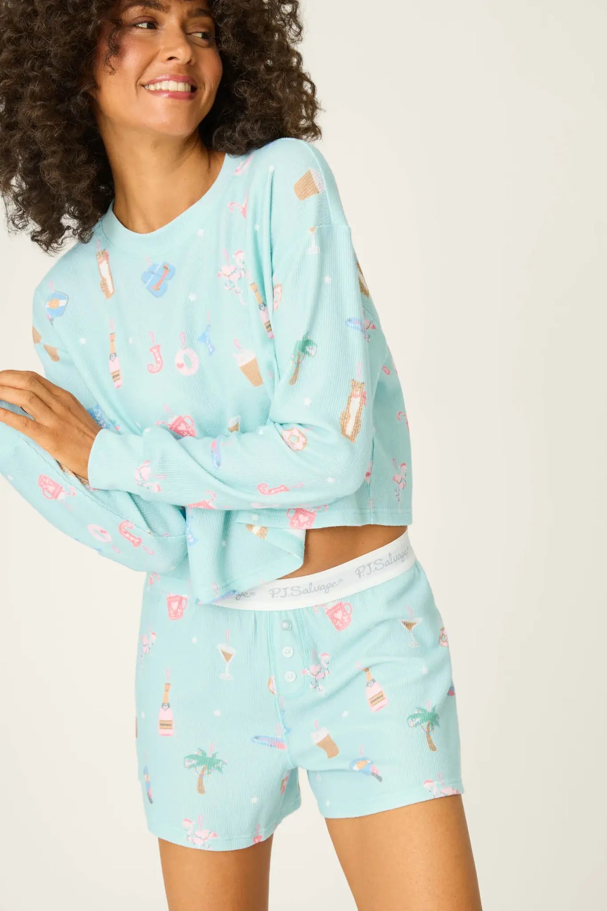 Boyfriend Boxer Short Set