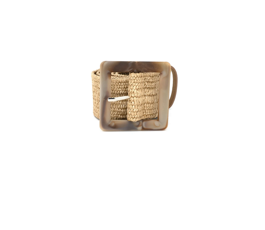 Raffia Stretch Belt