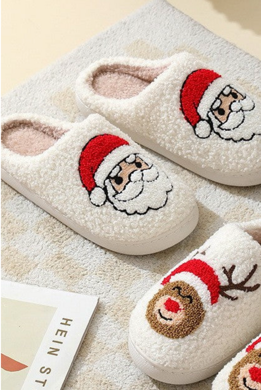 Holiday Plush Slippers