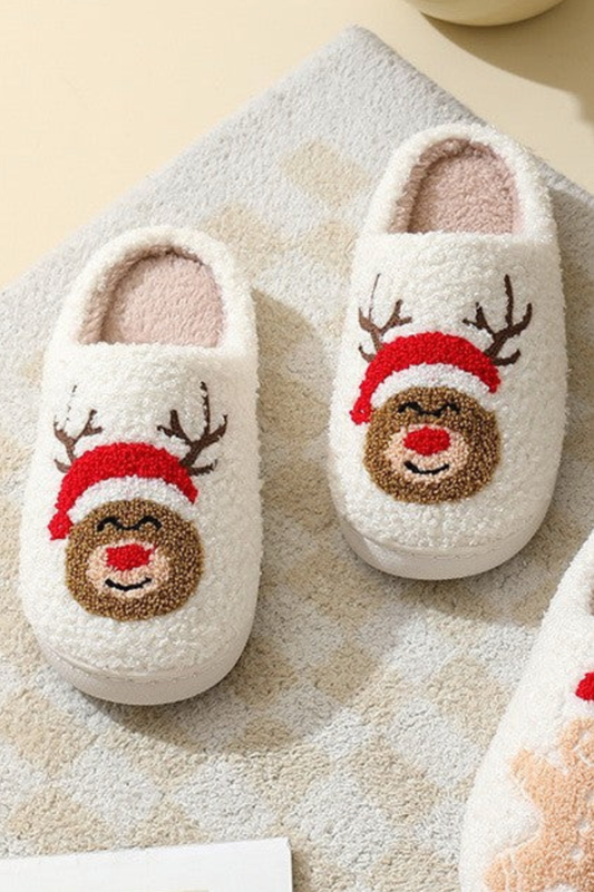 Holiday Plush Slippers