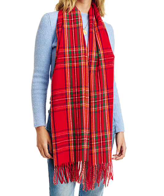 Plaid Party Oblong Scarf