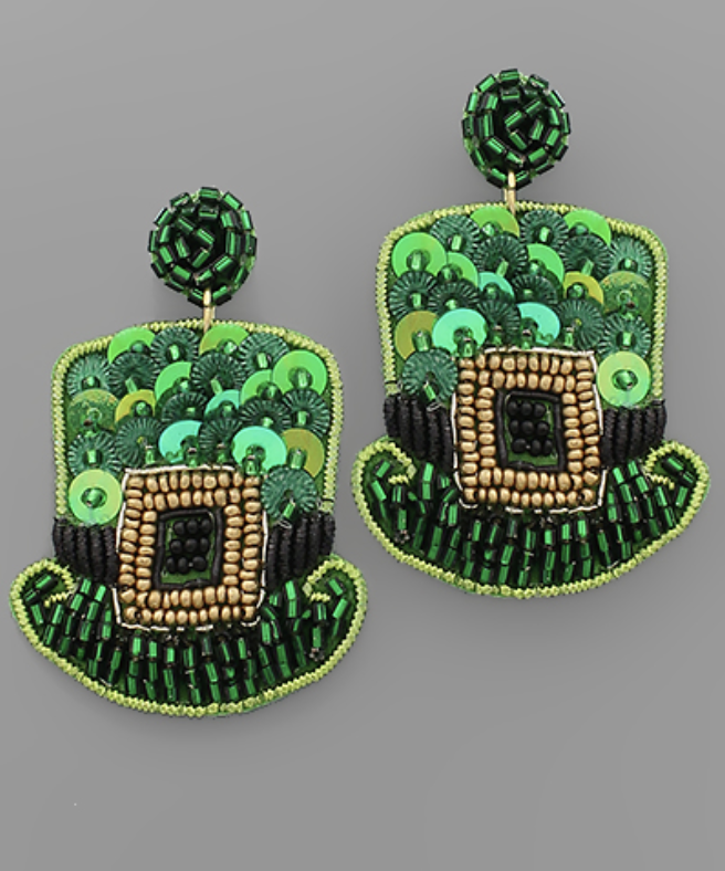 Lucky Hat Earrings