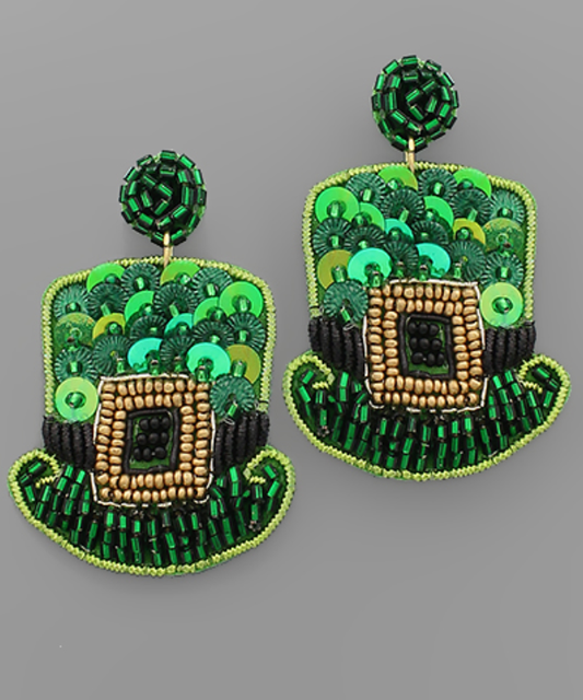 Lucky Hat Earrings