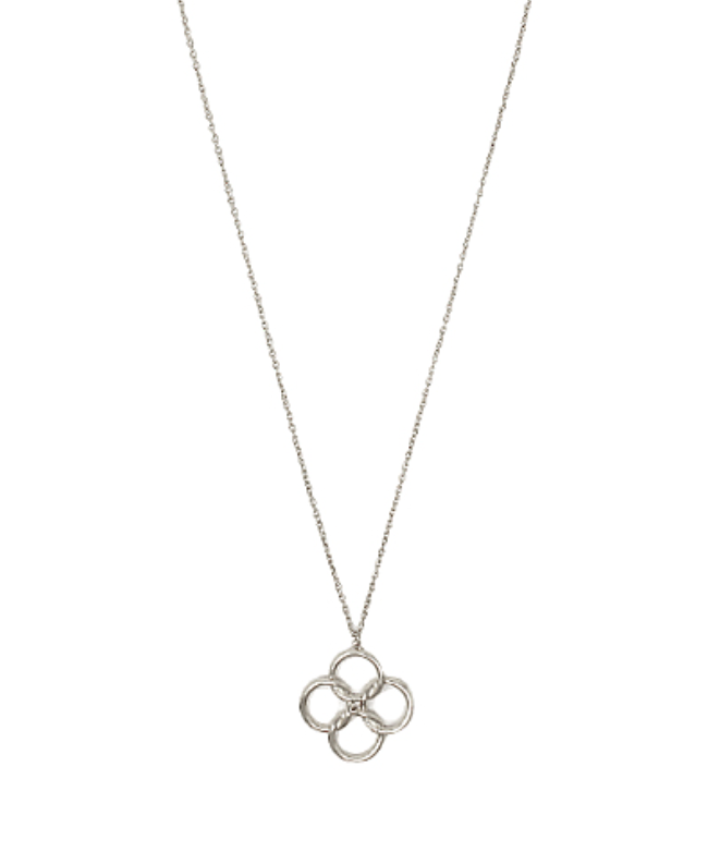 Twisted Clover Long Necklace