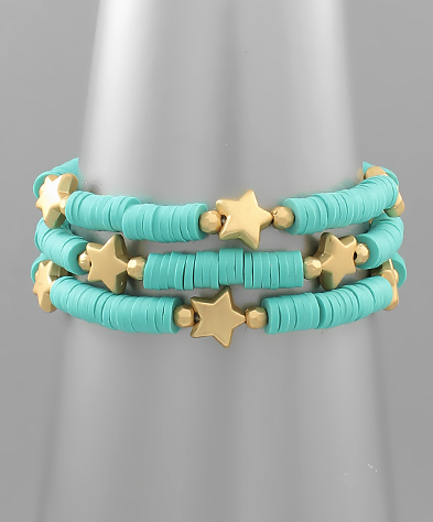 Star Station Bead Bracelet
