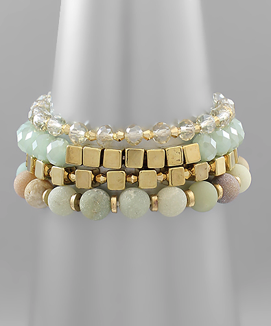 Stacks of Stone Bracelet Set