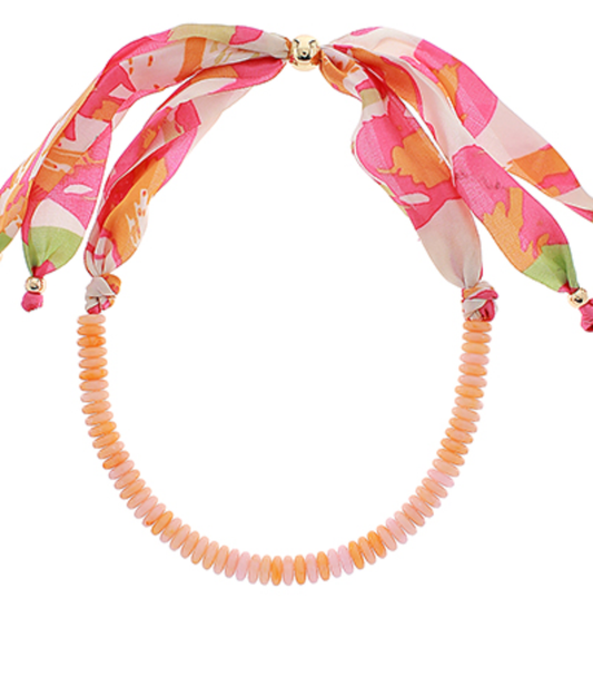 Scarf of the Season Bead Necklace