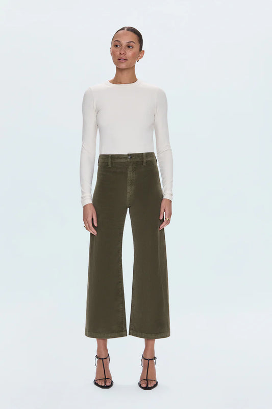 Penny Crop High Rise Wide Leg