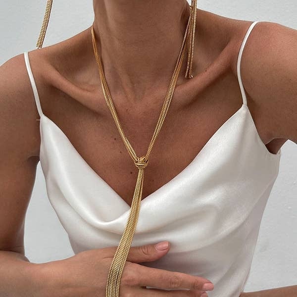 Tasseled Long Necklace