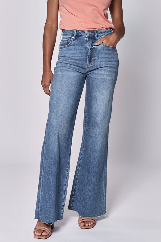Fiona High Rise Raw Hem
