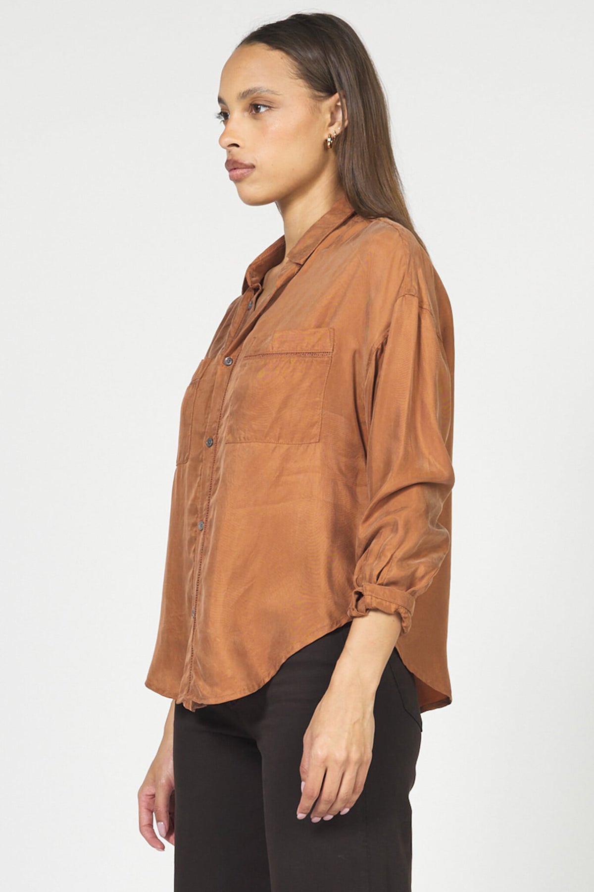 Adrianna w/ Ladder Trim Blouse