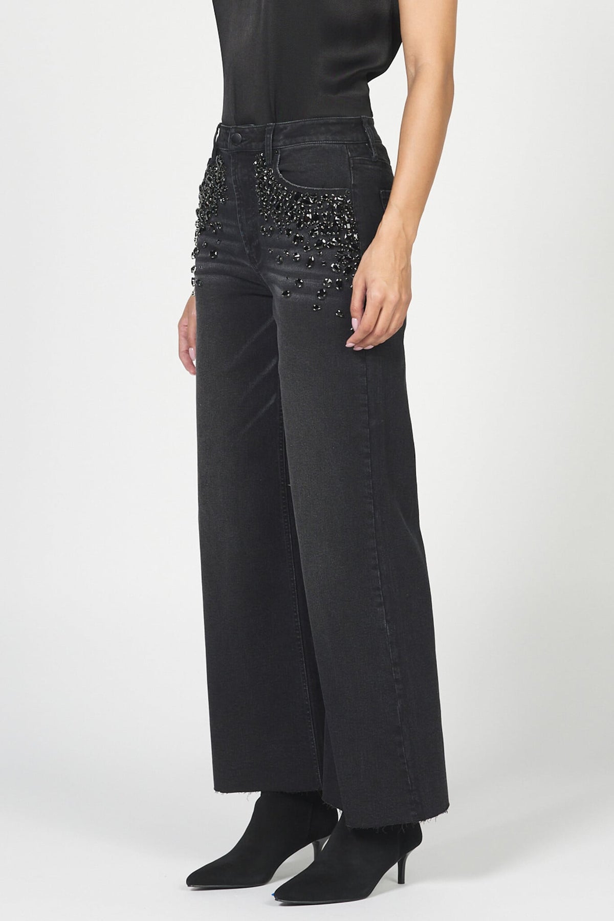Fiona Wide Leg Sequin Jean