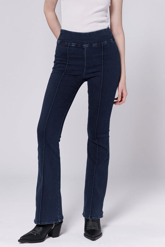 Mindy High Rise Clean Hem Flare Pants