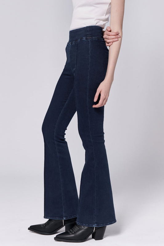 Mindy High Rise Clean Hem Flare Pants