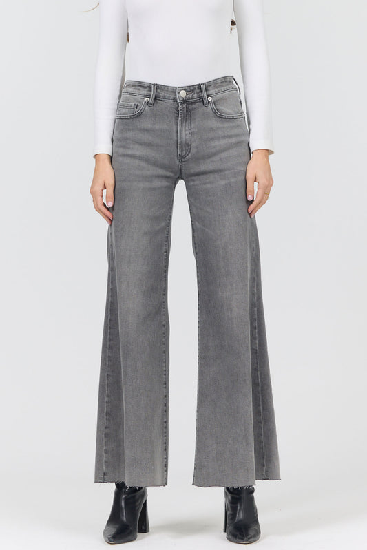 Hendrix Mid Rise Wide Leg Jean