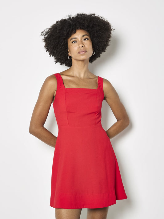 Red Hot Notice Mini Dress