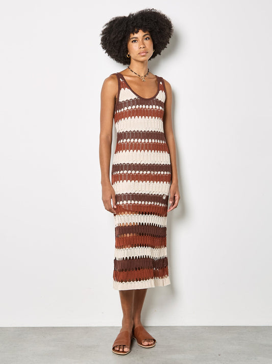 Seeing Stripes Crochet Midaxi