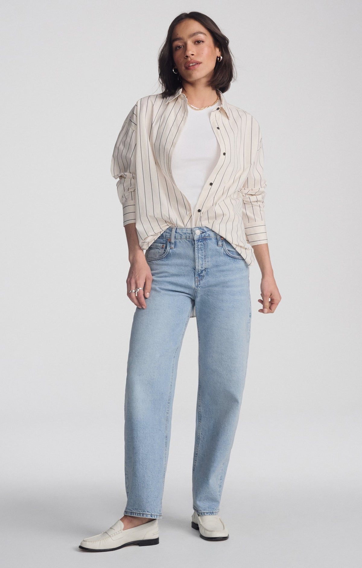 High Rise | Light Brushed Classic Blue
