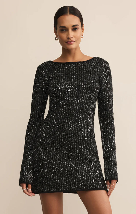 La Marca Sequin Mini Dress