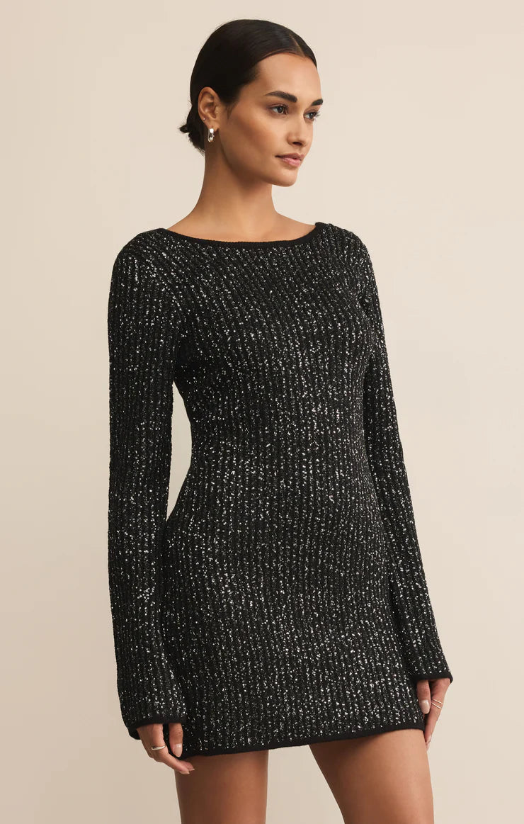 La Marca Sequin Mini Dress