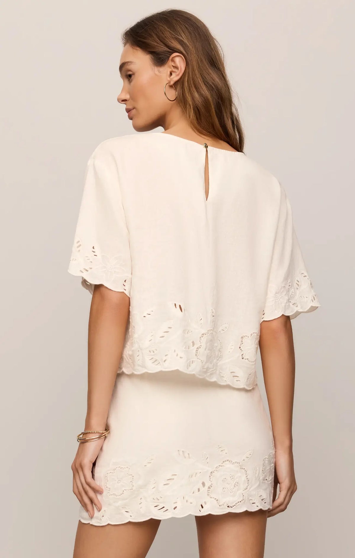 Daya Embroidered Top