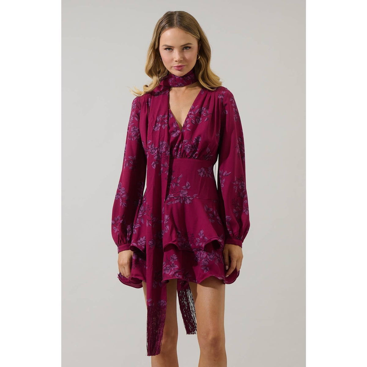 Zurum Tiered Mini Dress